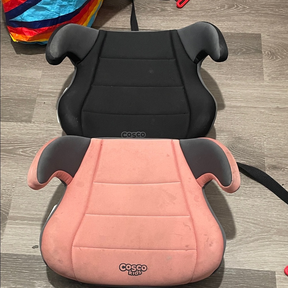 Cosco Kids Black and Pink Booster Seats